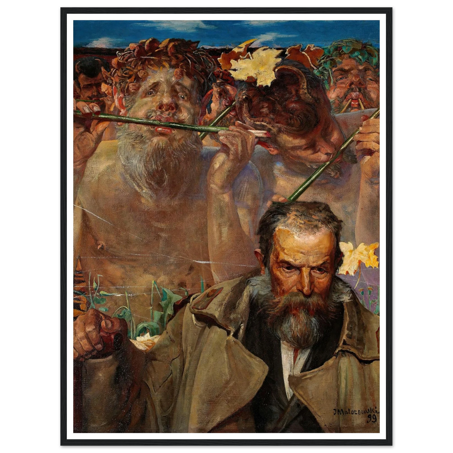 Story of a Song – Portrait of Adam Asnyk (1899) Art Print | Jacek Malczewski-Quipham Collections