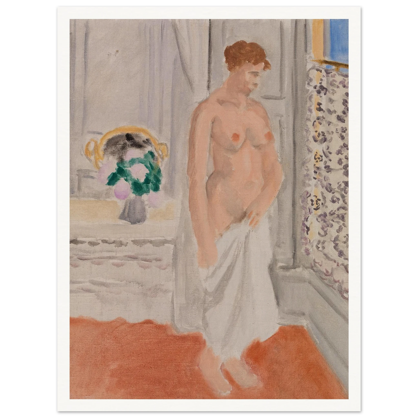 Standing Nude near Window (1919-1920) Art Print | Henri Matisse-Quipham Collections