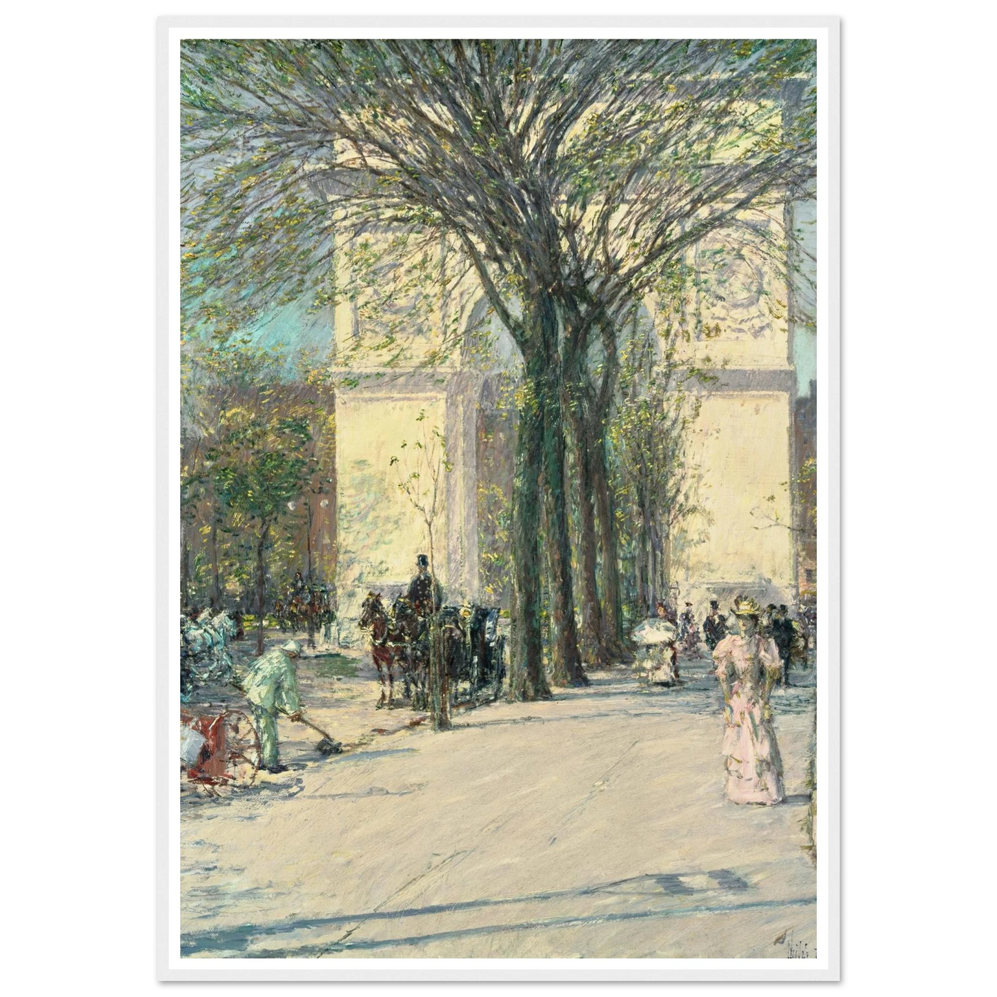 Washington Arch, Spring Art Print | Childe Hassam-Quipham Collections
