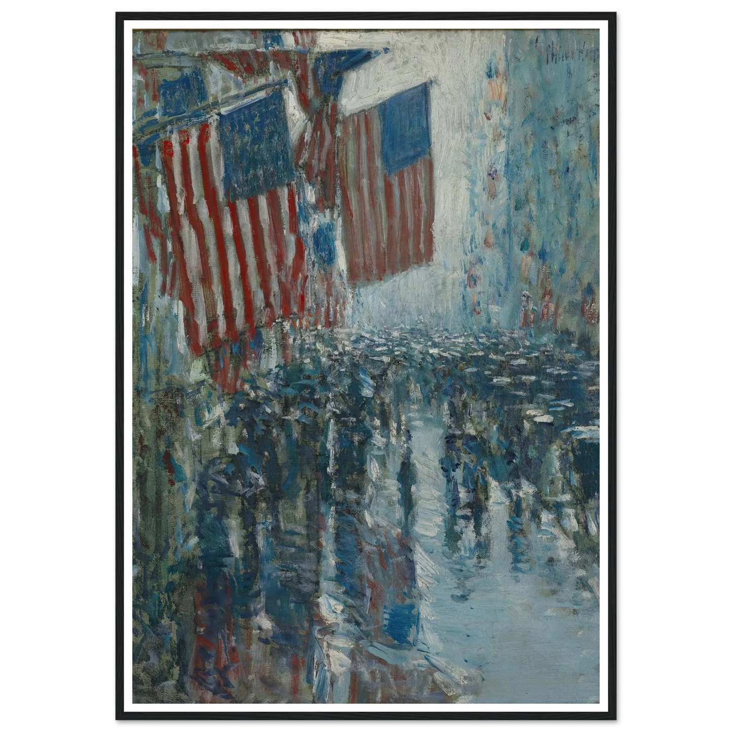 Rainy Day, Fifth Avenue (1916) Art Print | Childe Hassam-Quipham Collections