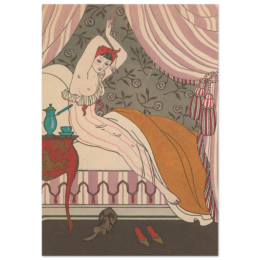 La Belle Matineuse (1914) Art Print | George Barbier-Quipham Collections