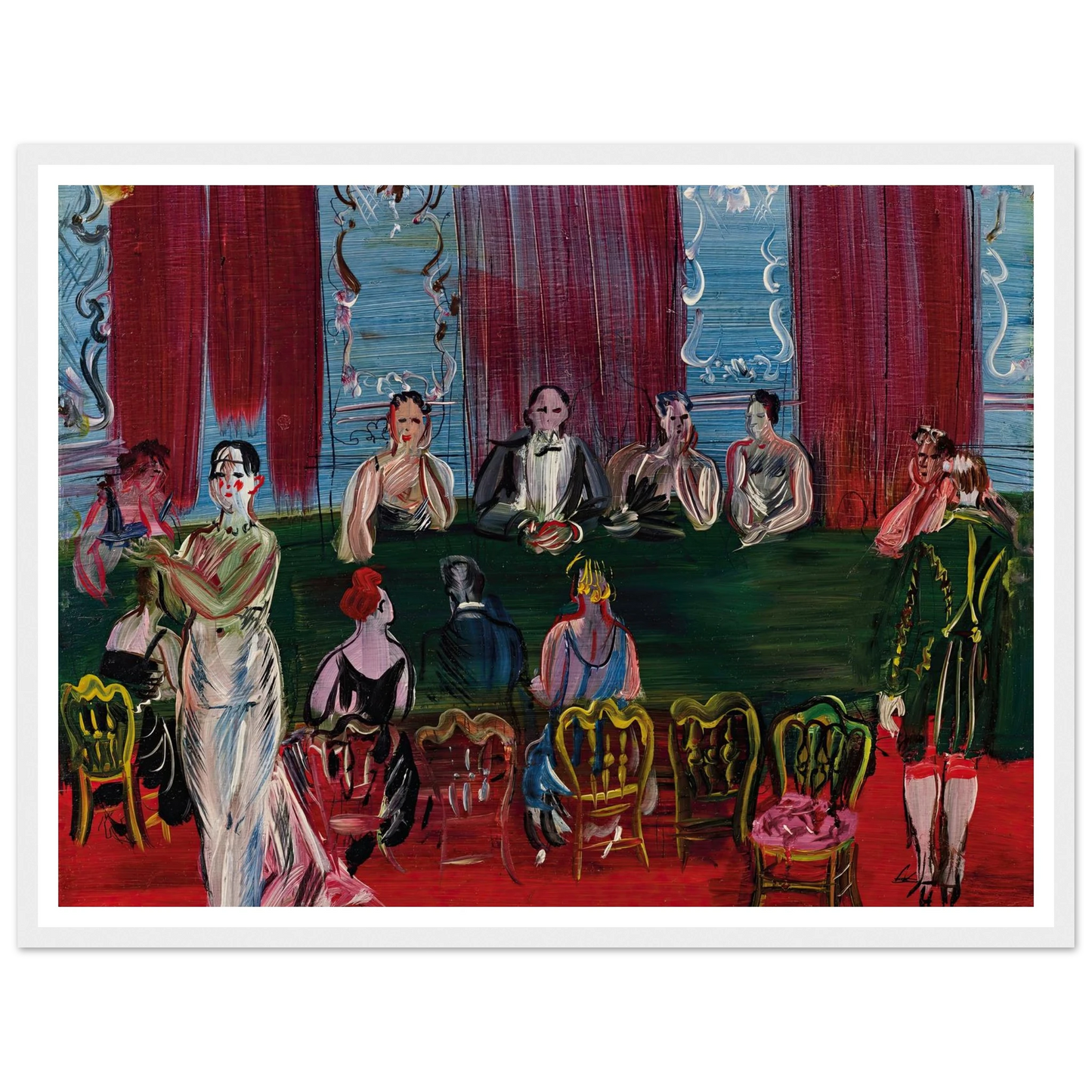 Baccara (1938) Art Print | Raoul Dufy-Quipham Collections
