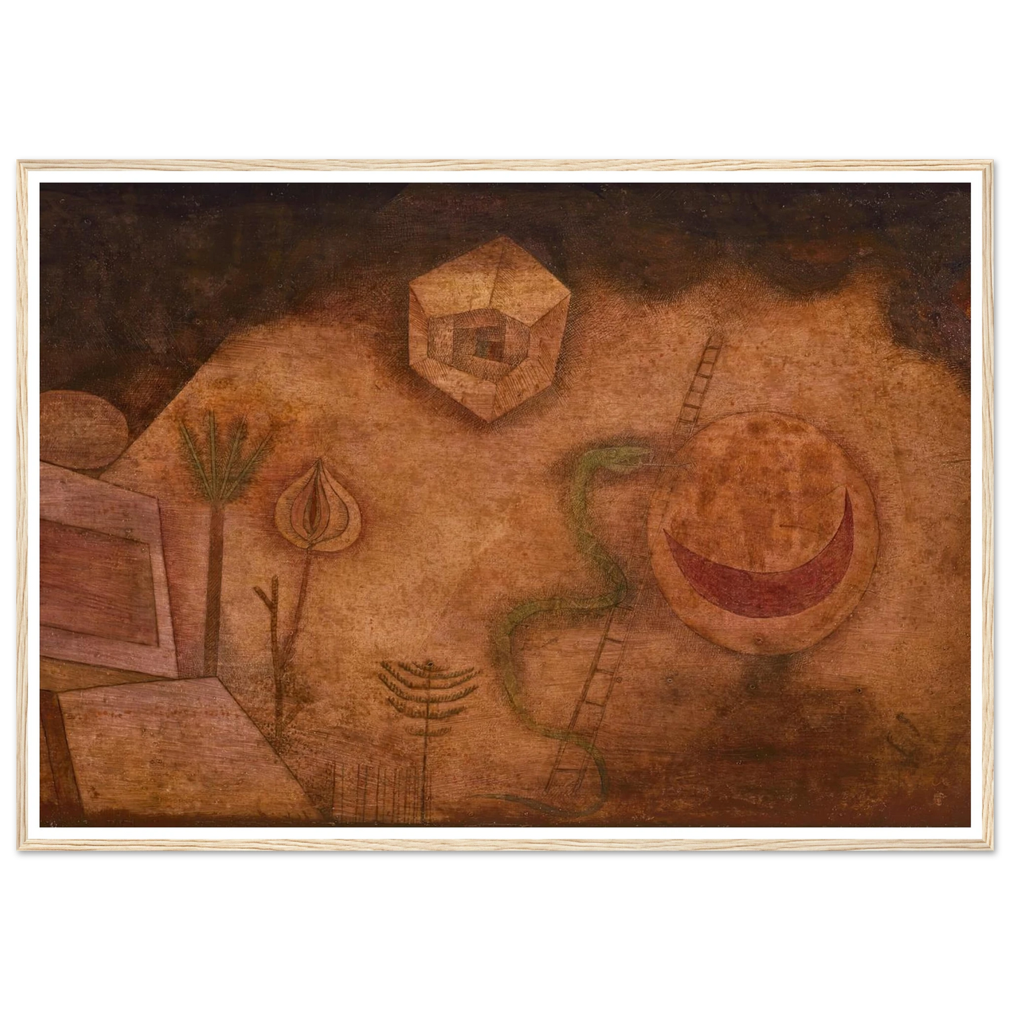 Die Schlange auf der Leiter (1929) Art Print | Paul Klee-Quipham Collections