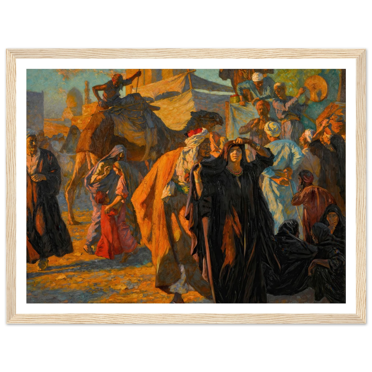 A Street Celebration In Cairo (1912) Art Print | Ludwig Deutsch-Quipham Collections