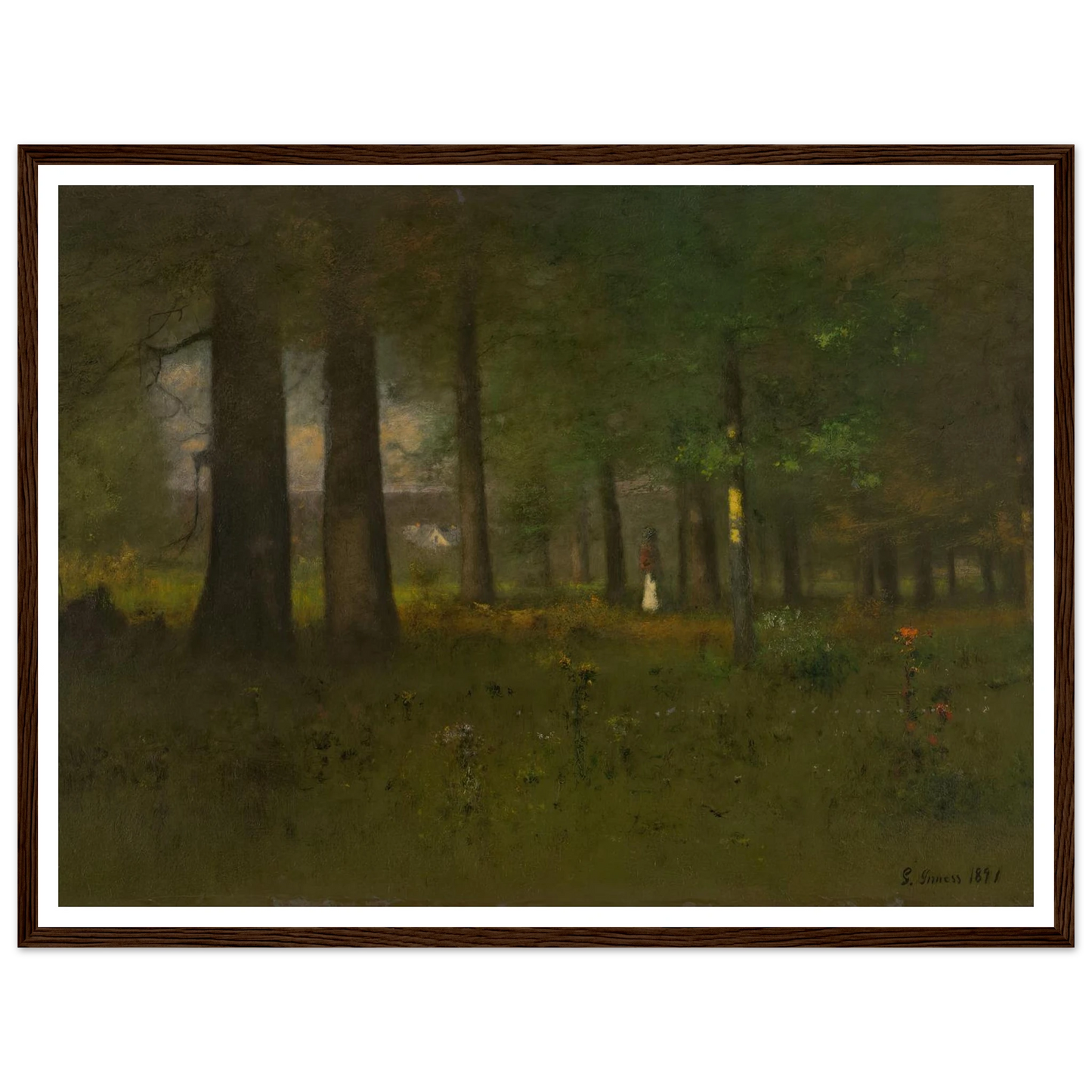 The Edge of the Forest (1891) Art Print | George Inness-Quipham Collections