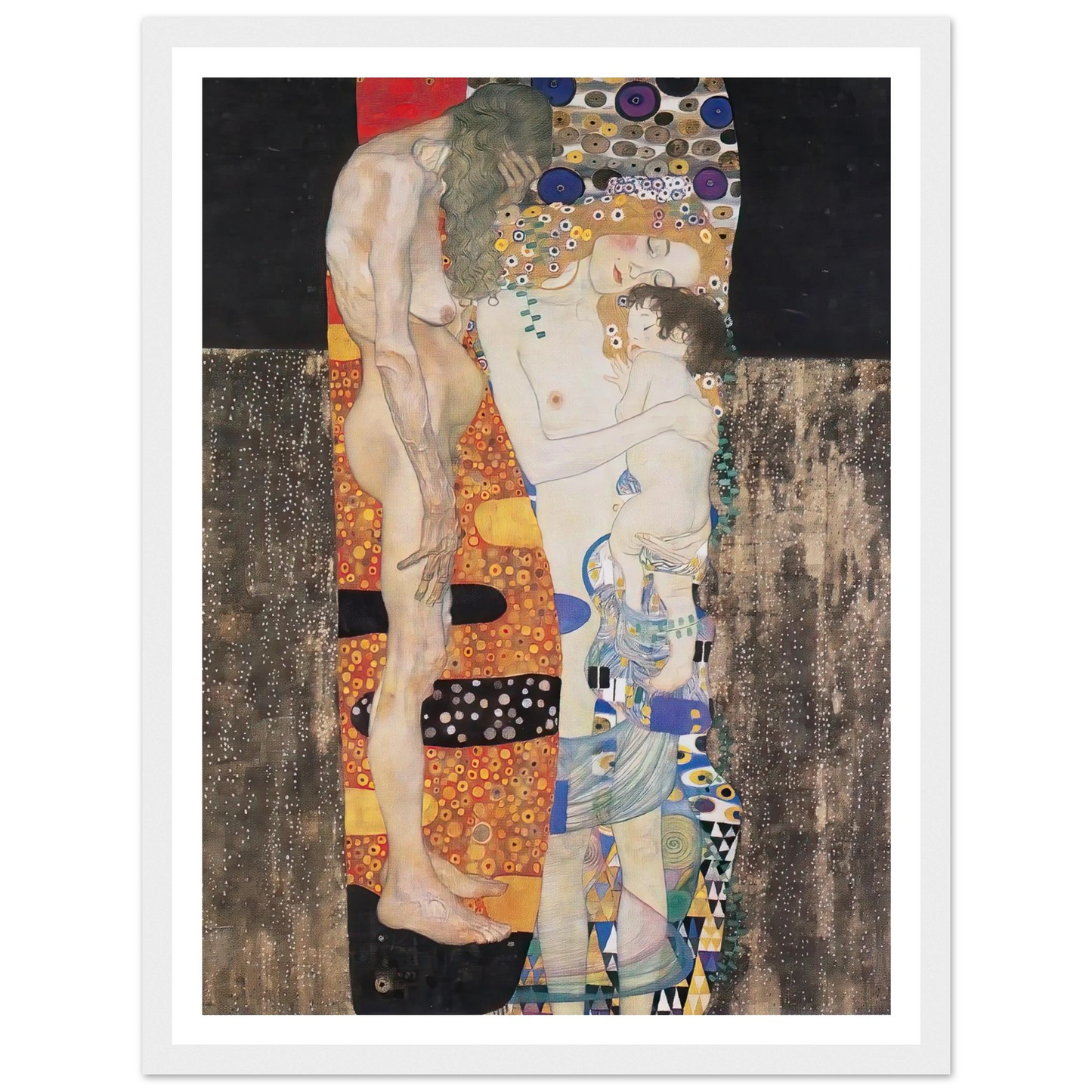 The Three Ages of the Woman (1905) Art Print | Gustav Klimt-Quipham Collections