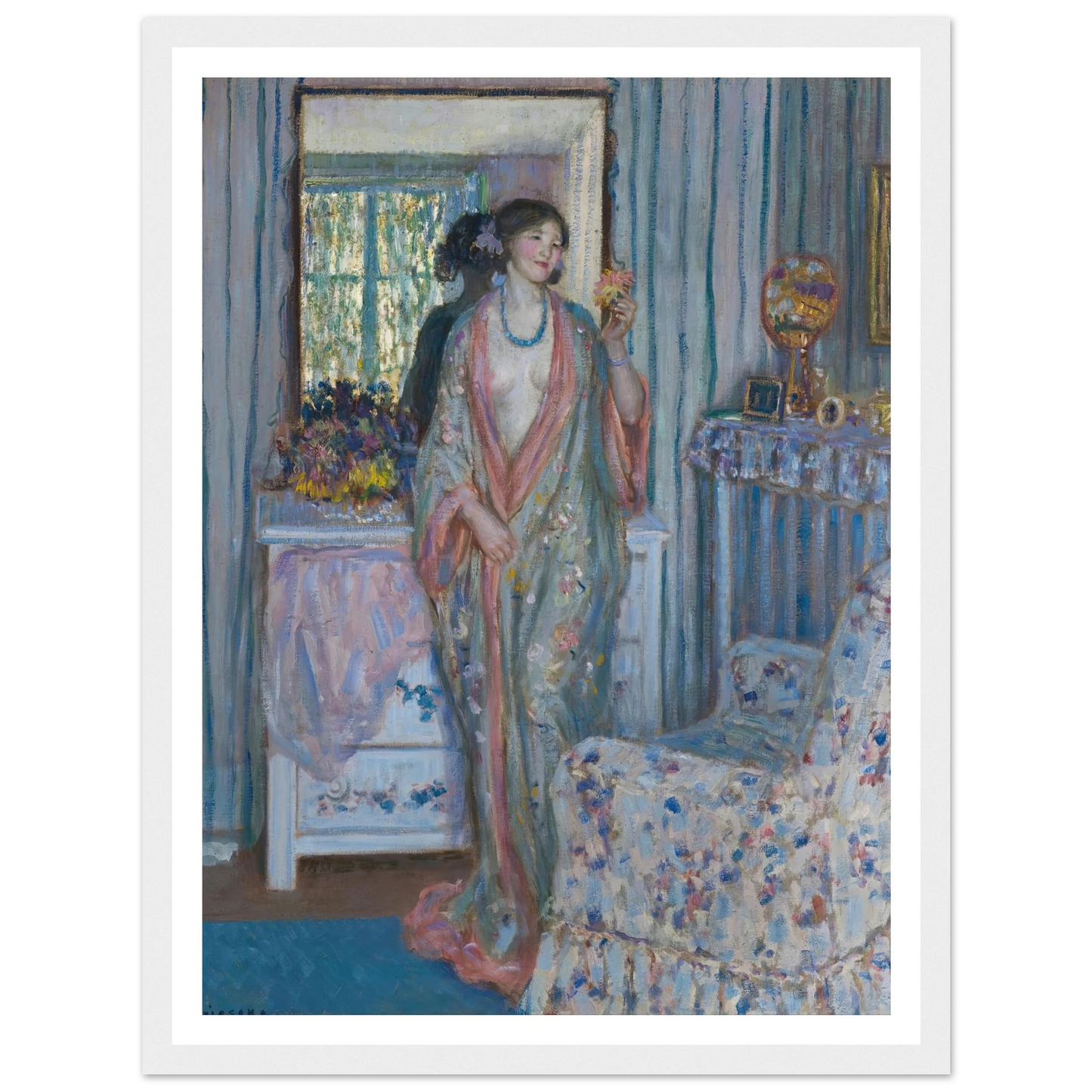The Robe (1915) Art Print | Frederick Carl Frieseke-Quipham Collections