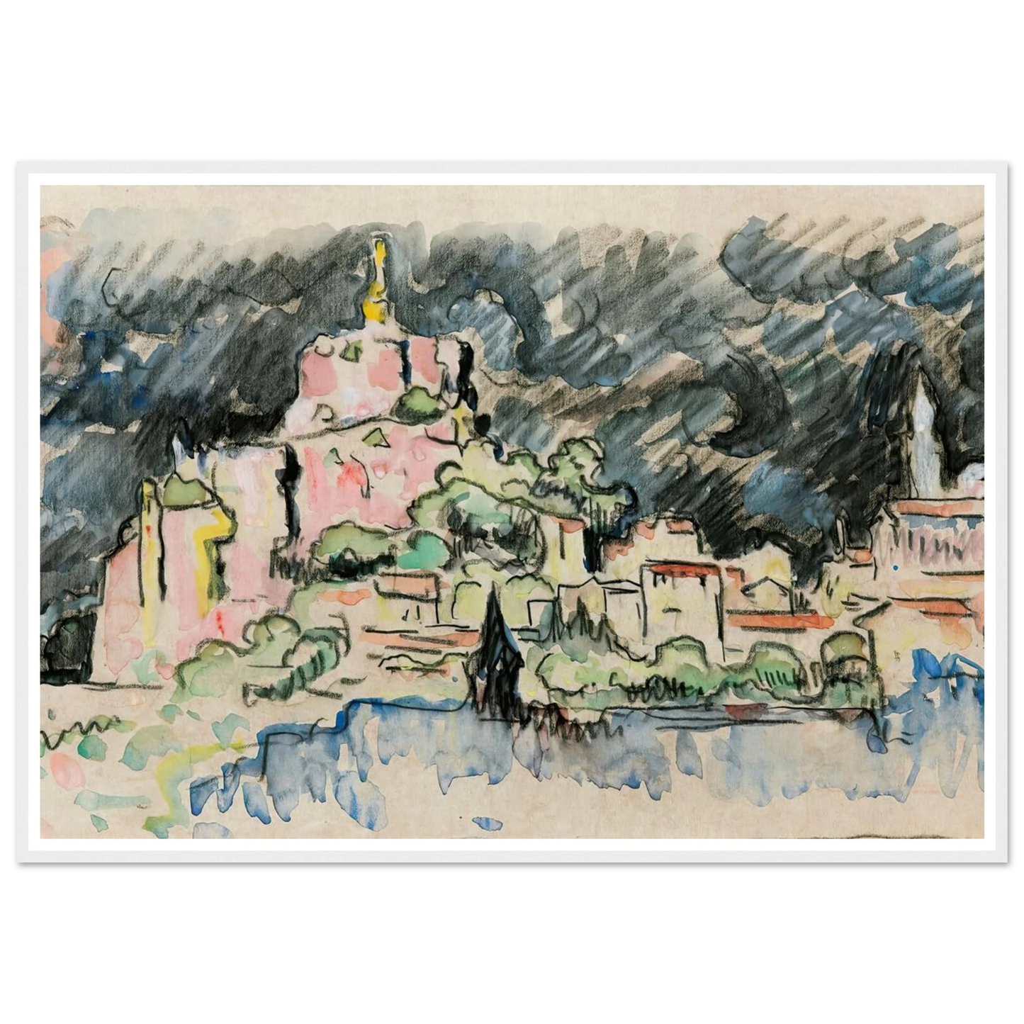 Le Puy-En-Velay, Ciel D’orage Art Print | Paul Signac-Quipham Collections