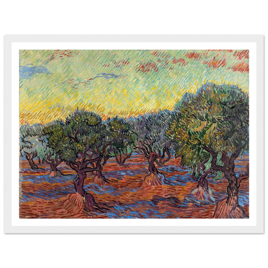 Olive Grove, Saint-Rémy (1889) Art Print | Vincent van Gogh-Quipham Collections
