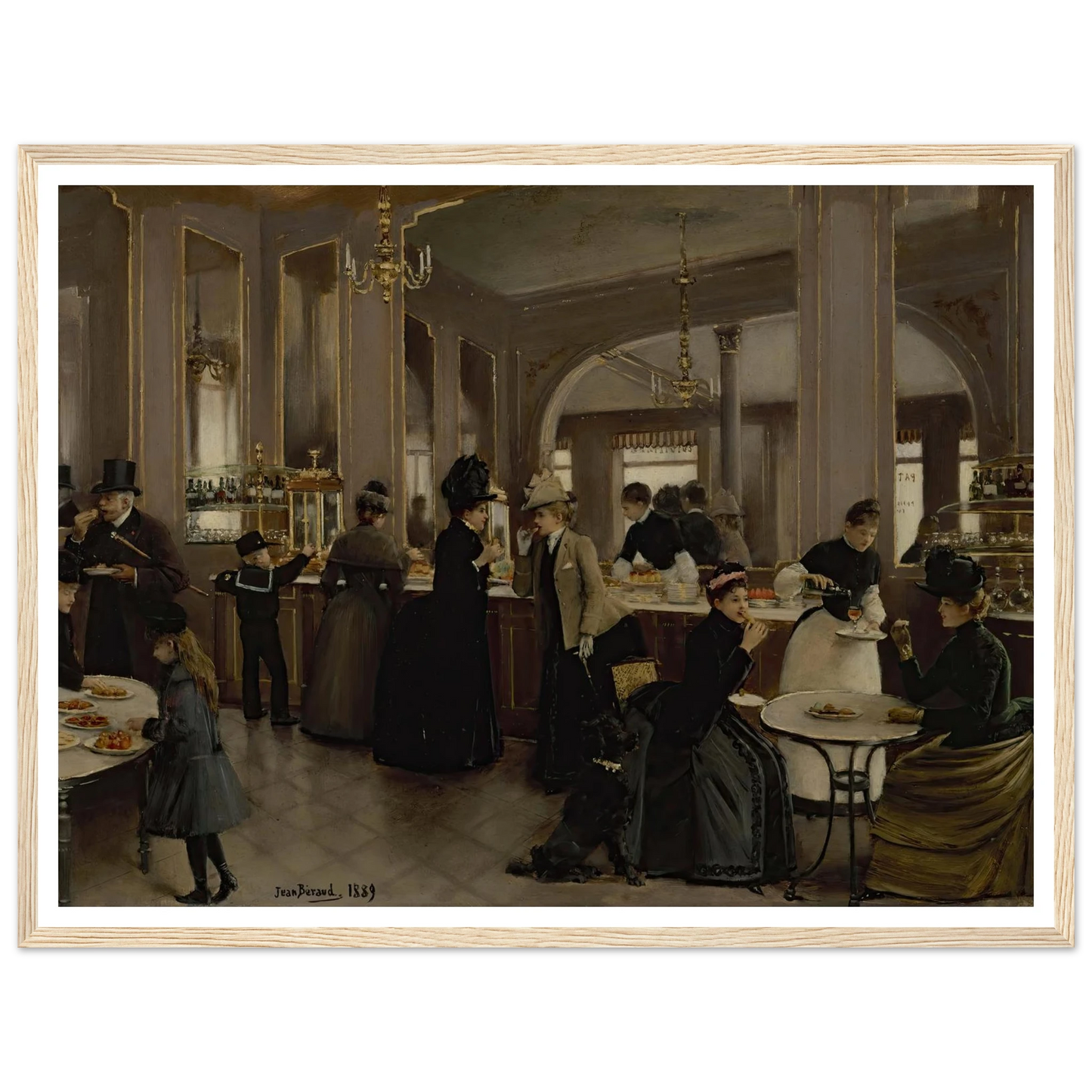La pâtisserie Gloppe (1889) Art Print | Jean Beraud-Quipham Collections