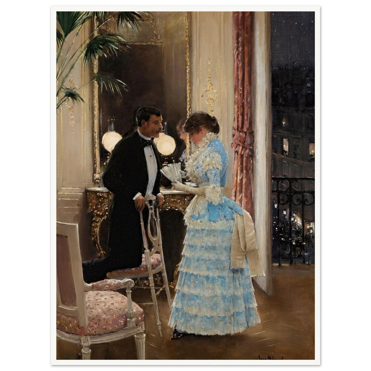La Conversation Art Print | Jean Beraud-Quipham Collections