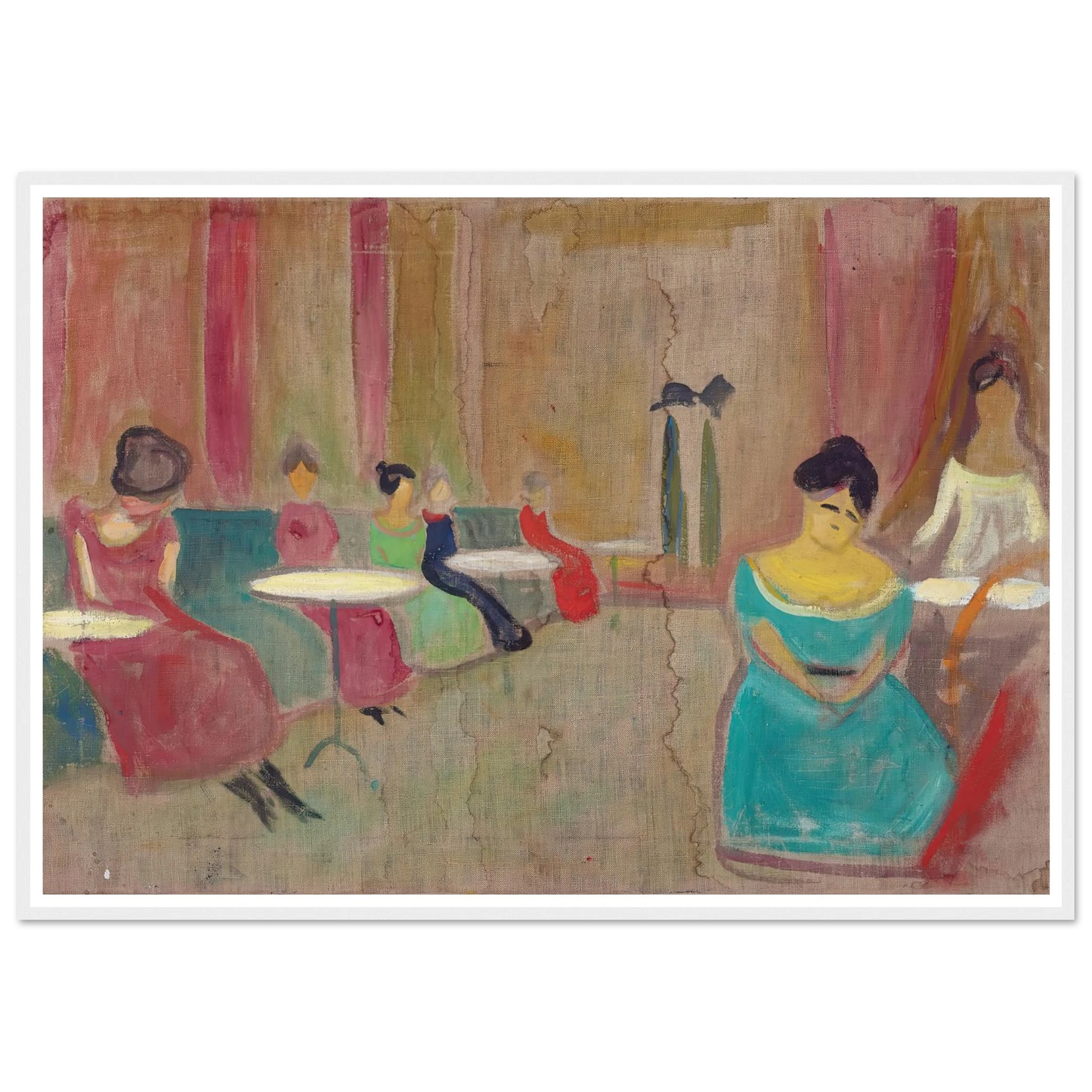 Brothel Scene (1897–99) Art Print | Edvard Munch-Quipham Collections