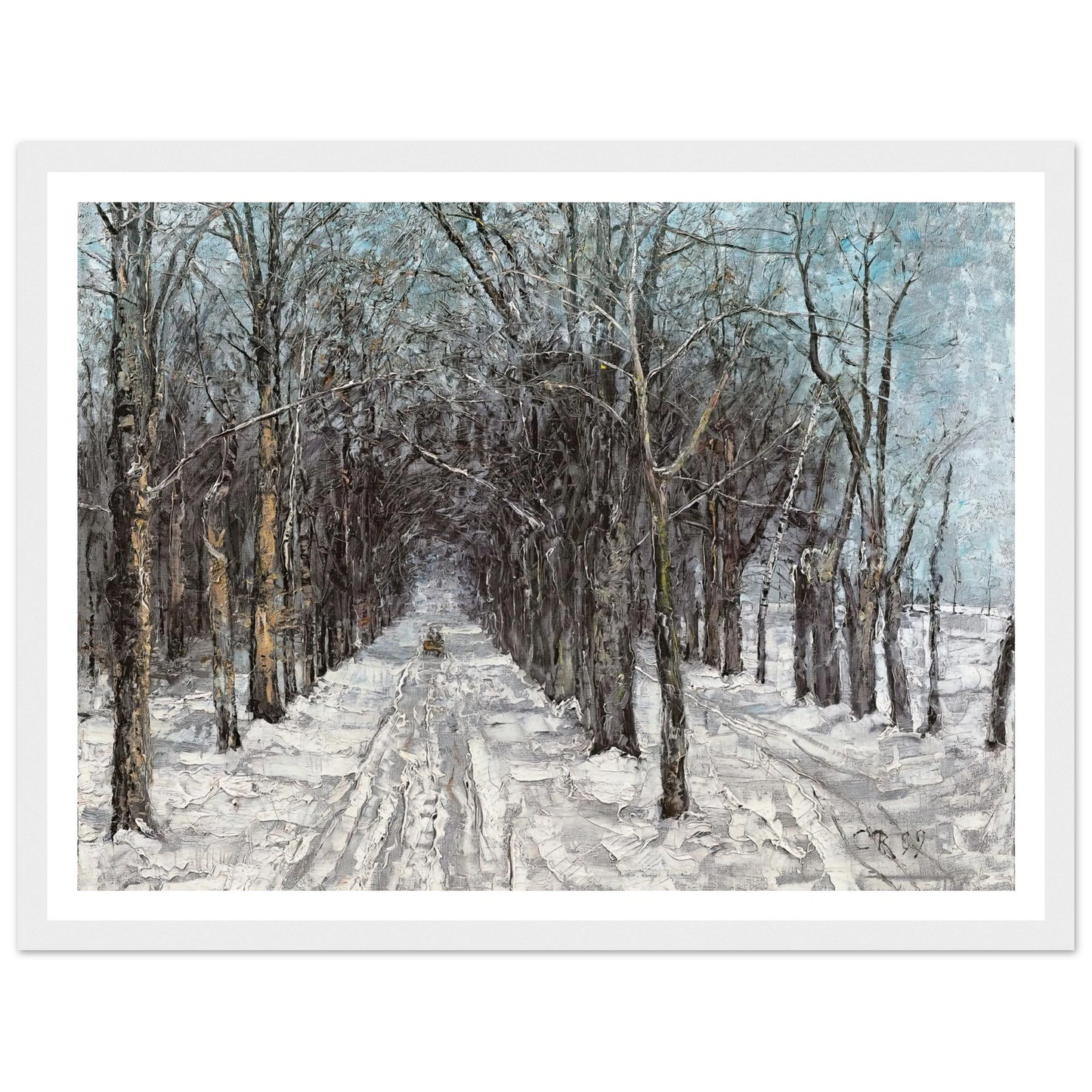 Belvedere Allee in Weimar (1889) Art Print | Christian Rohlfs-Quipham Collections