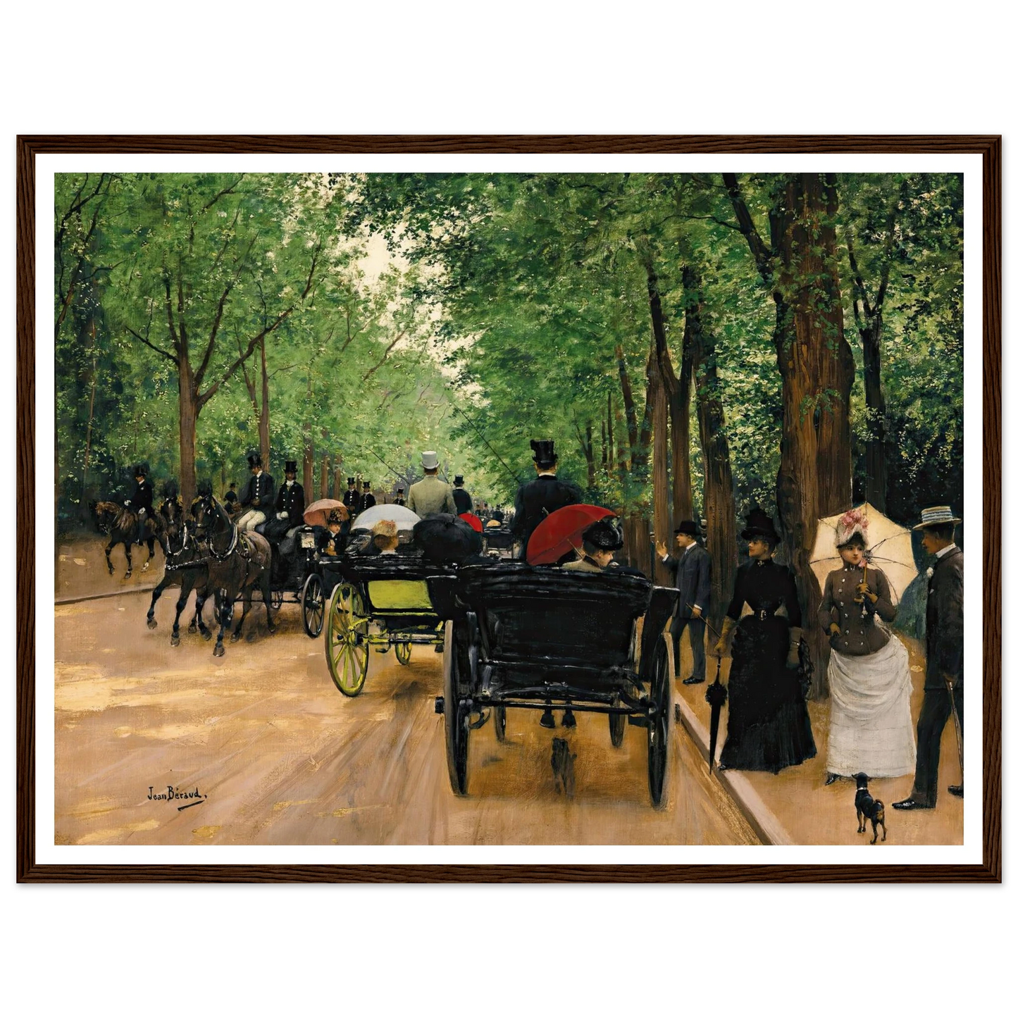 Bois De Boulogne Art Print | Jean Beraud-Quipham Collections