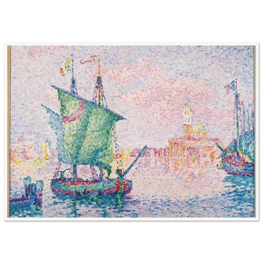 Venice, The Pink Cloud, 1909 Art Print | Paul Signac-Quipham Collections