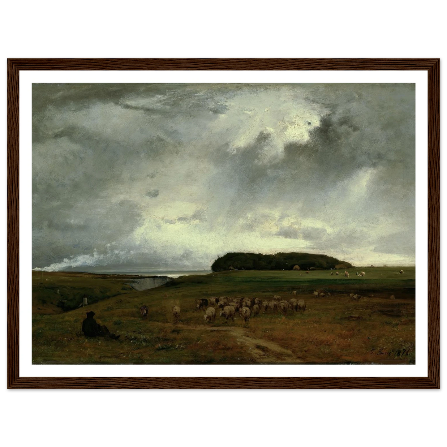 The Storm (1876) Art Print | George Inness-Quipham Collections