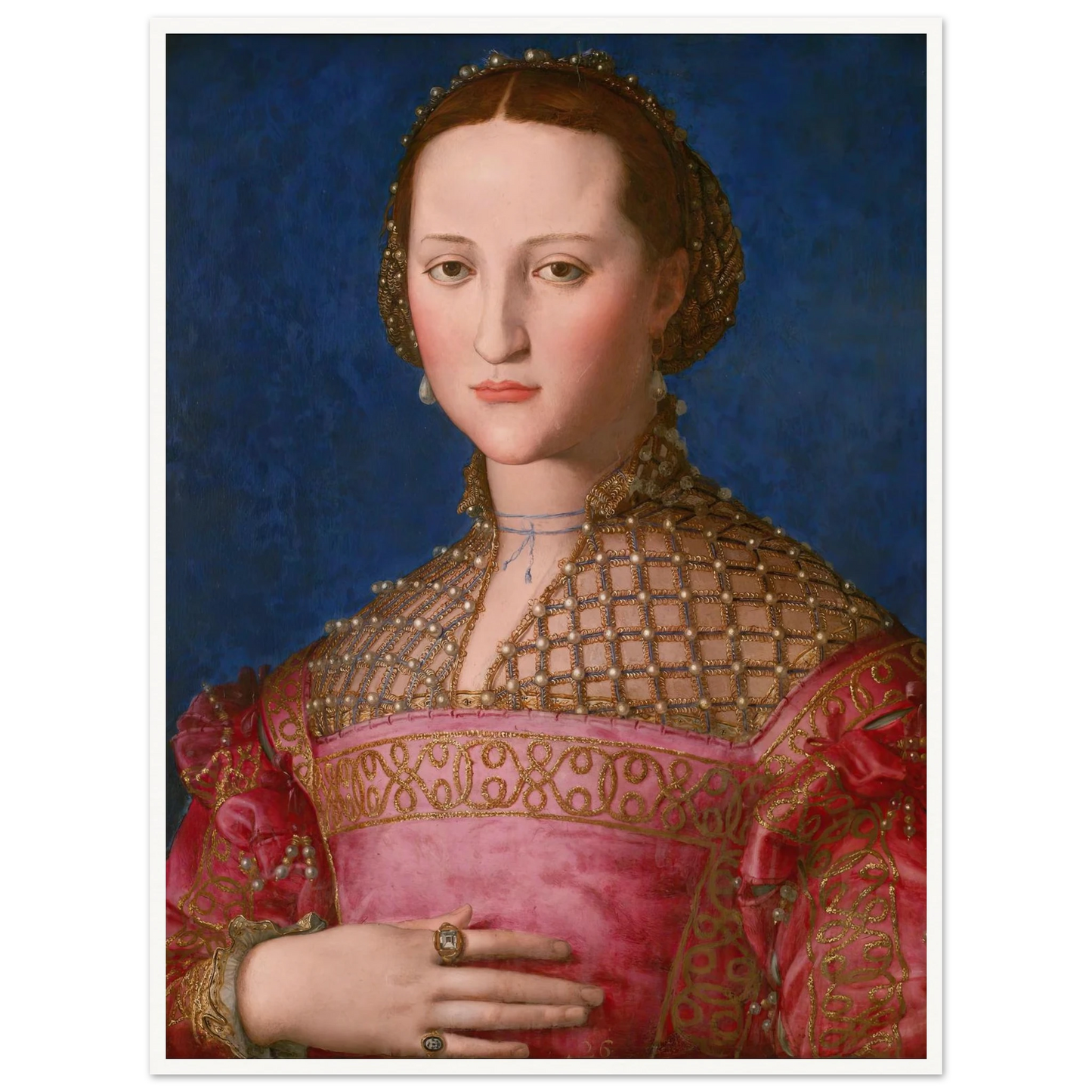 Eleonora Of Toledo (1543) Art Print | Agnolo Bronzino-Quipham Collections