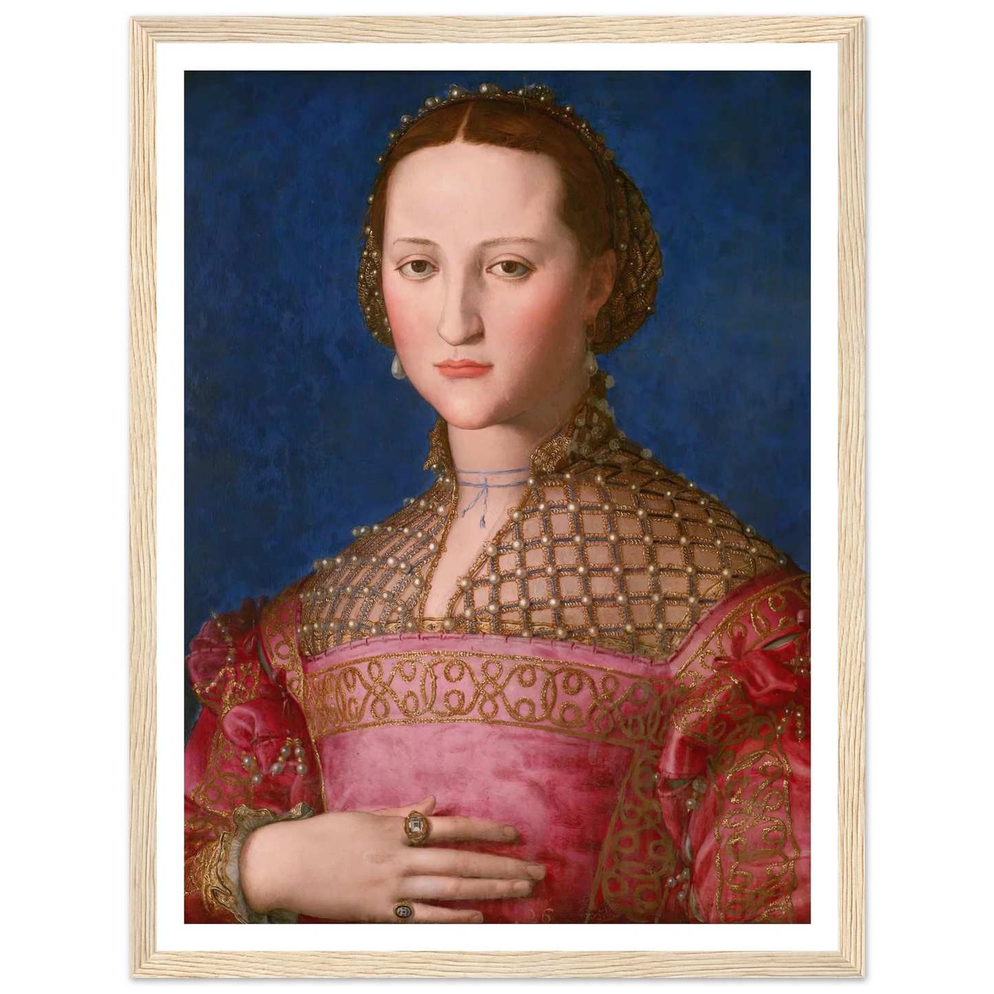 Eleonora Of Toledo (1543) Art Print | Agnolo Bronzino-Quipham Collections