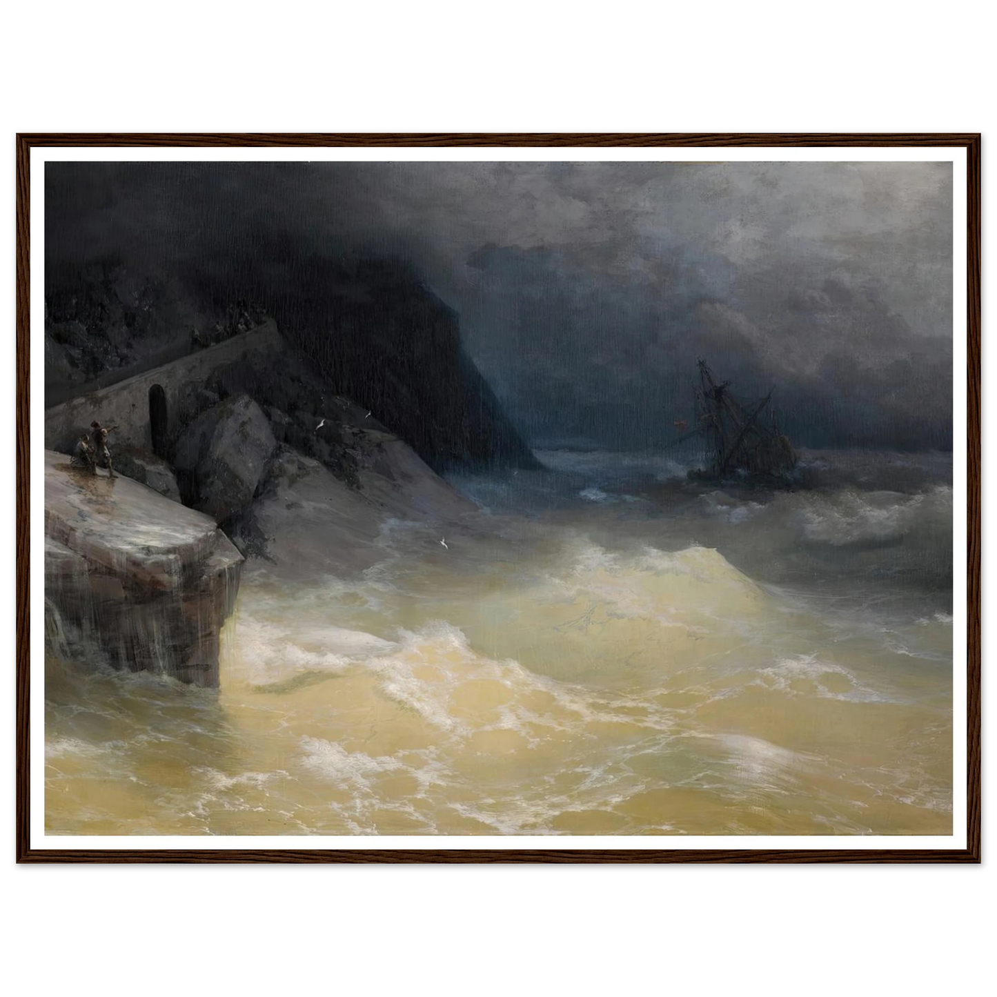 Shipwreck off the Black Sea Coast ( 1887) Art Print | Ivan Konstantinovich Aivazovsky-Quipham Collections