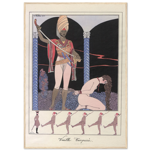 Vieille Turquie (L’exécution) (1915) Art Print | George Barbier-Quipham Collections