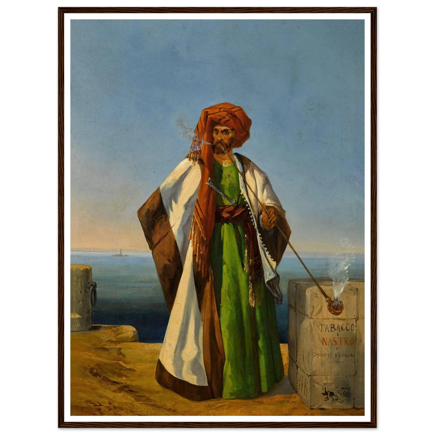 The Tobacco Merchant (1844) Art Print | Ippolito Caffi-Quipham Collections