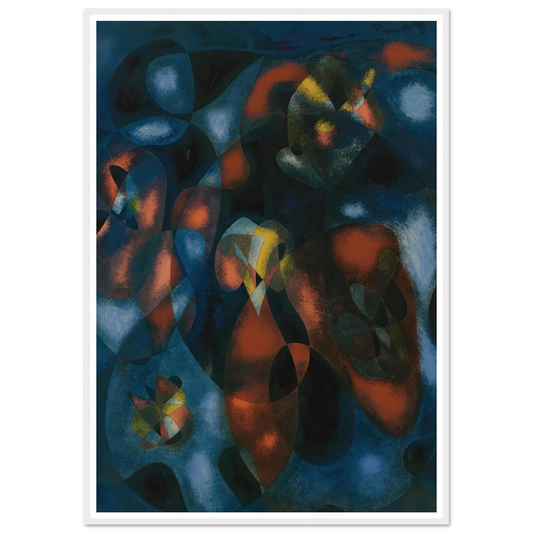 Abstrait Art Print | Francis Picabia - Framed Poster - 30x40 cm / 12x16″ - Black frame