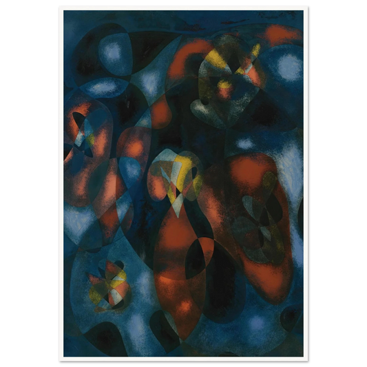 Abstrait Art Print | Francis Picabia - Framed Poster - 30x40 cm / 12x16″ - Black frame