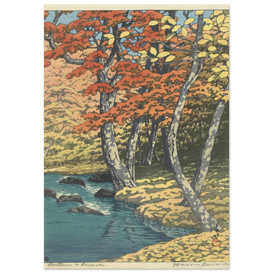 Autumn In Oirase (1933) Art Print | Kawase Hasui-Quipham Collections