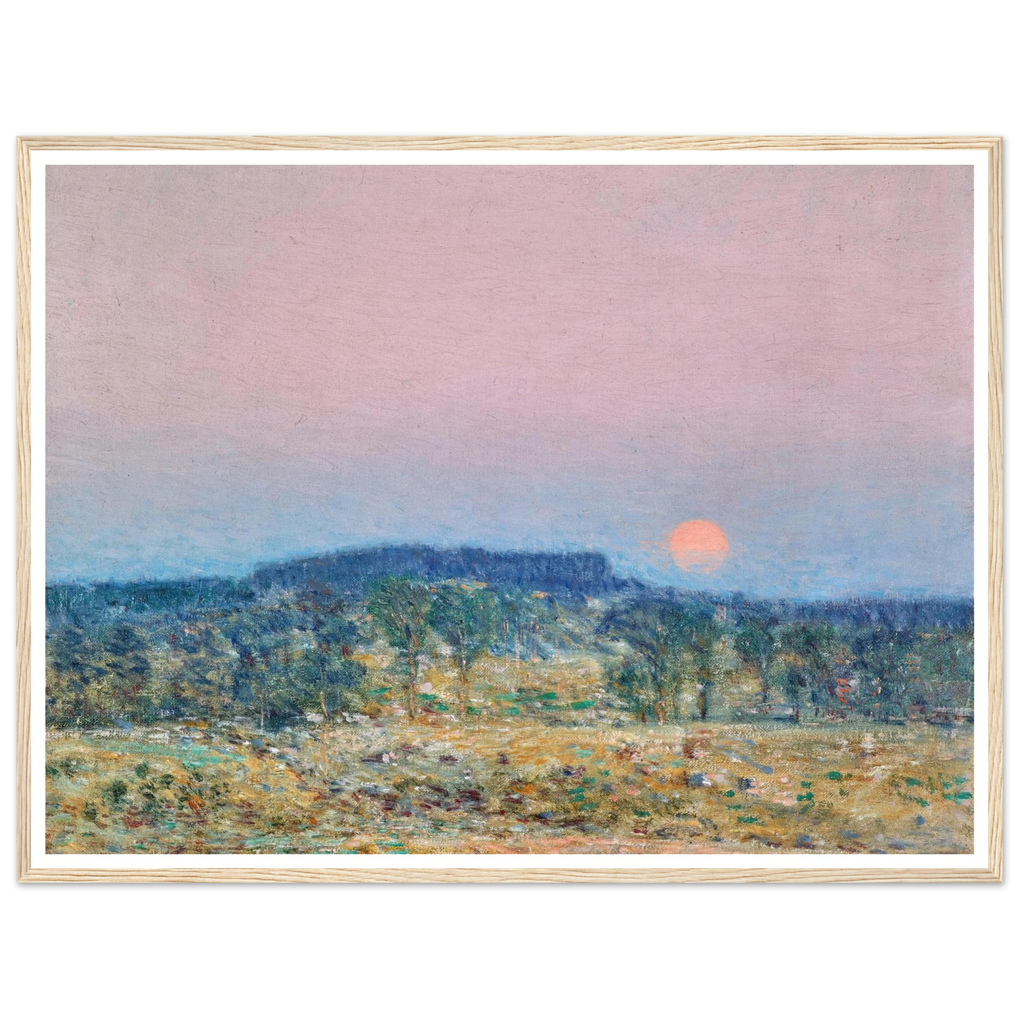 September Moonrise (1900) Art Print | Childe Hassam-Quipham Collections