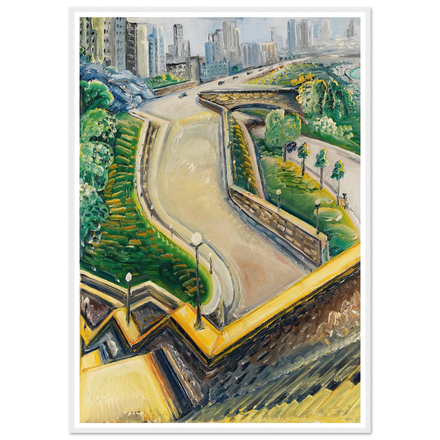 New York Riverside Drive (1934) Art Print | Paul Kleinschmidt-Quipham Collections