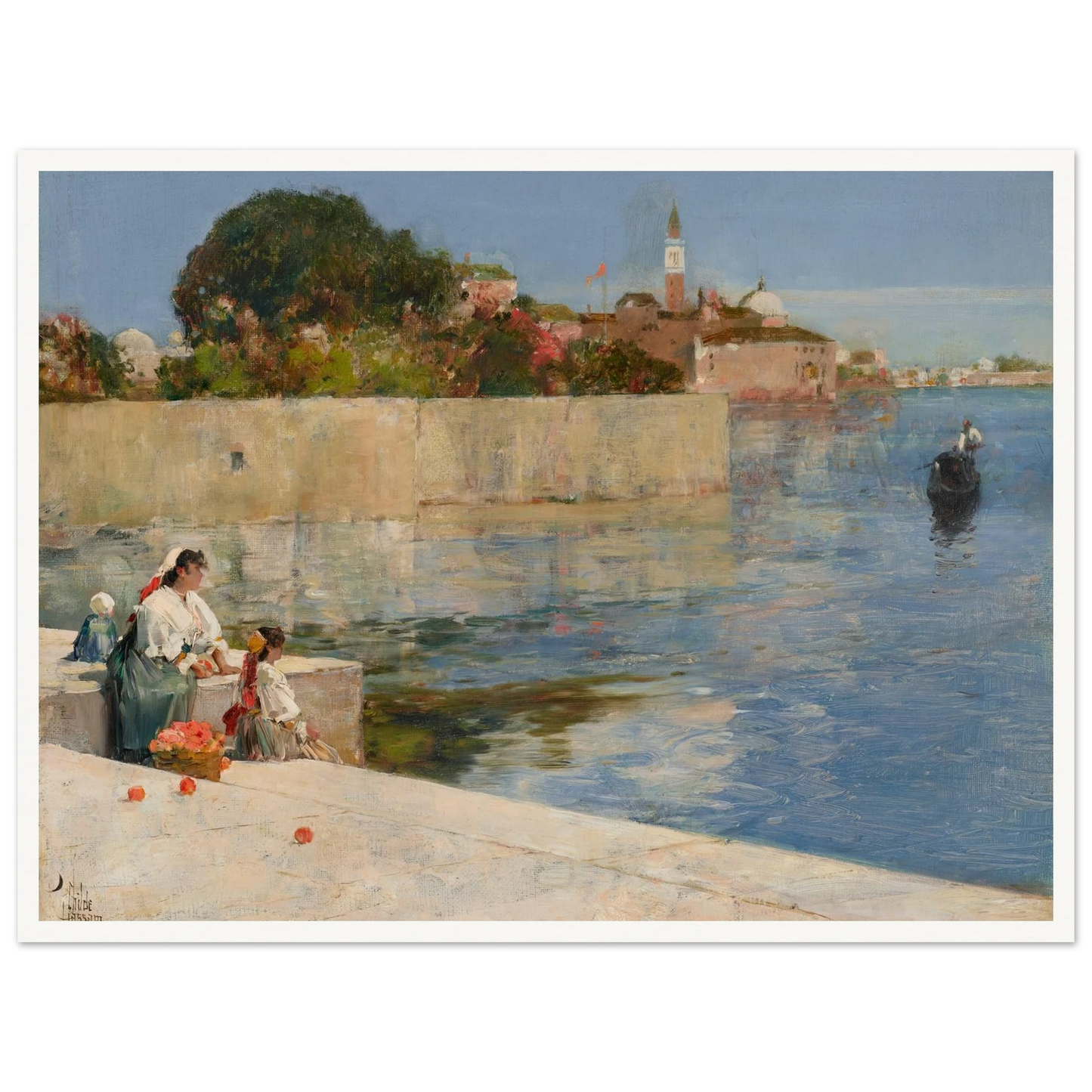 View of Venice (circa 1883) Art Print | Childe Hassam-Quipham Collections