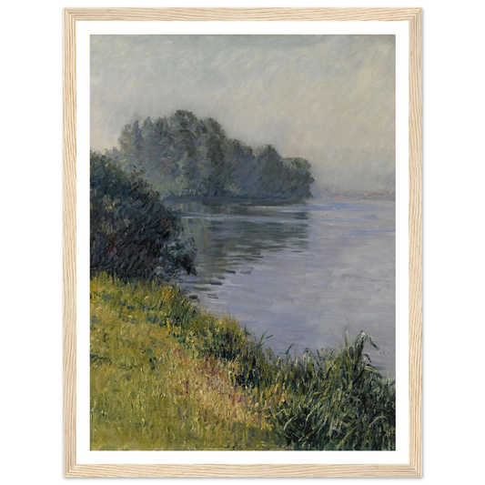 La Seine à l’Île Marante par temps brumeux (1891) Art Print | Gustave Caillebotte-Quipham Collections