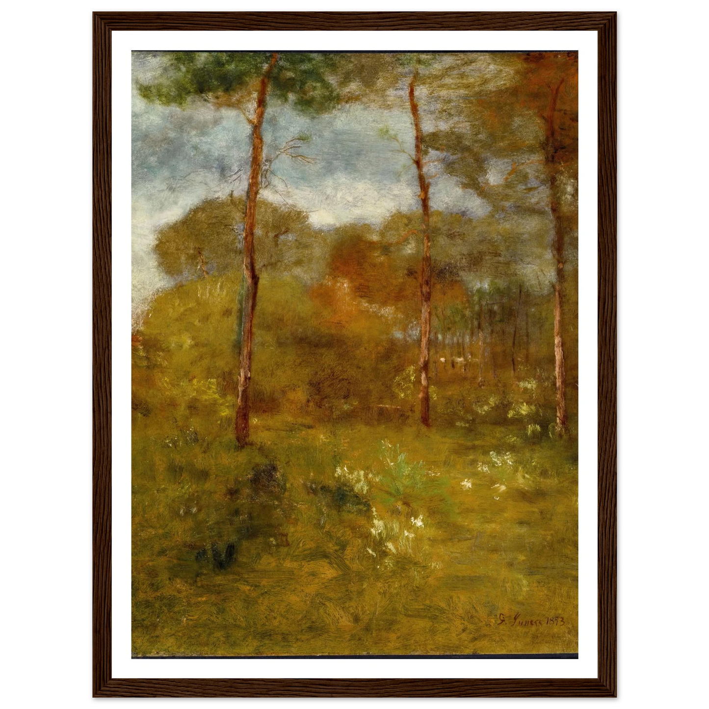 Orange Road, Tarpon Springs (1893) Art Print | George Inness-Quipham Collections