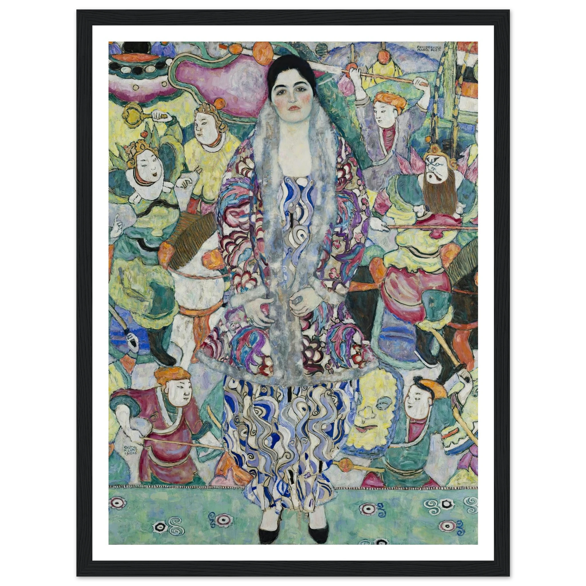 Portrait of Friederike Maria Beer (1916) Art Print | Gustav Klimt-Quipham Collections
