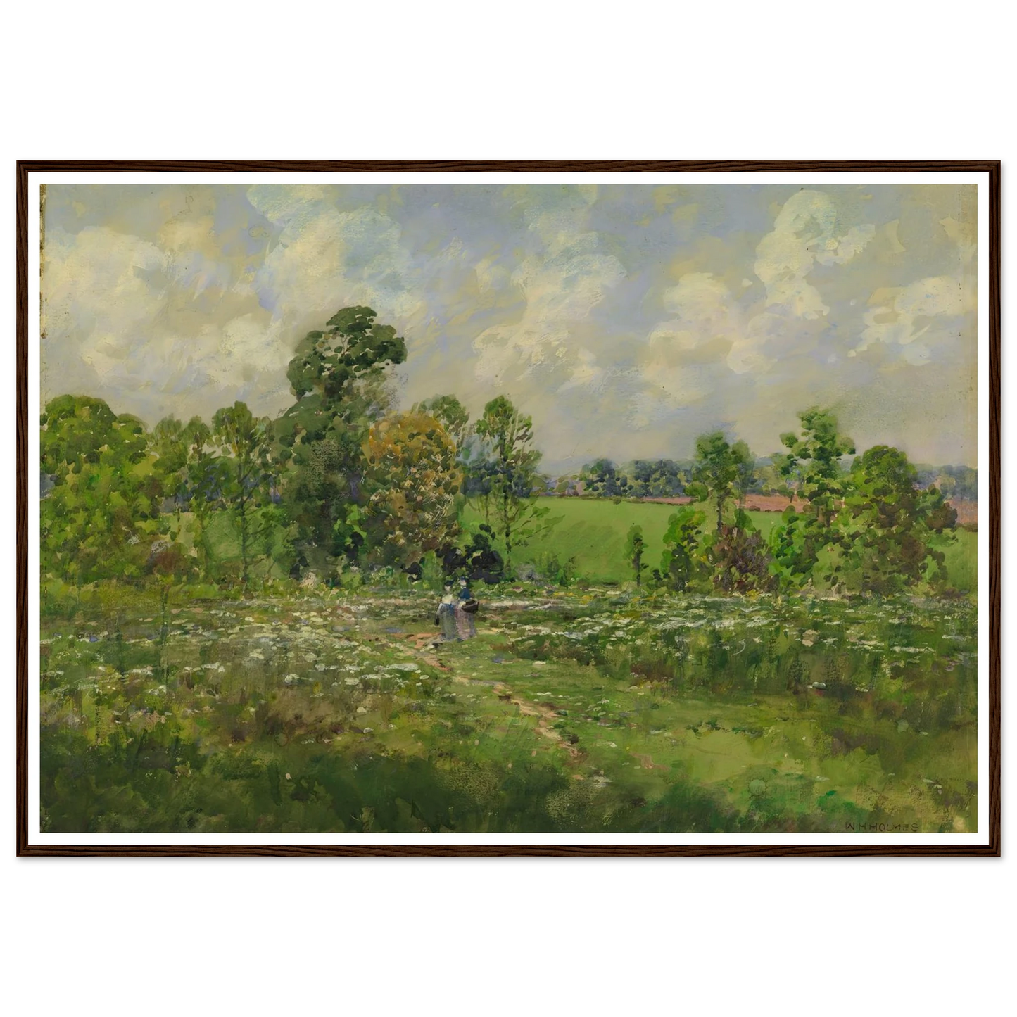 Flowery Meadow (1910) Art Print | William Henry Holmes-Quipham Collections