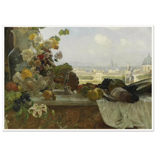 Blick vom Belvedere auf die Innere Stadt (1895) Art Print | Carl Moll-Quipham Collections