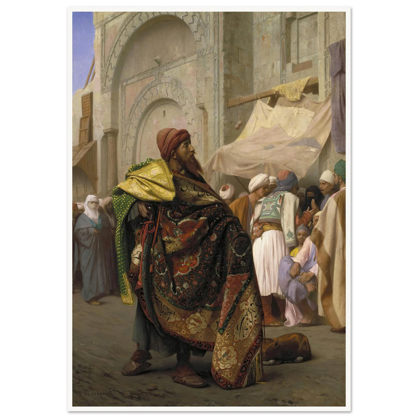 The Carpet Merchant Of Cairo (1869) Art Print | Jean Leon Gerome-Quipham Collections