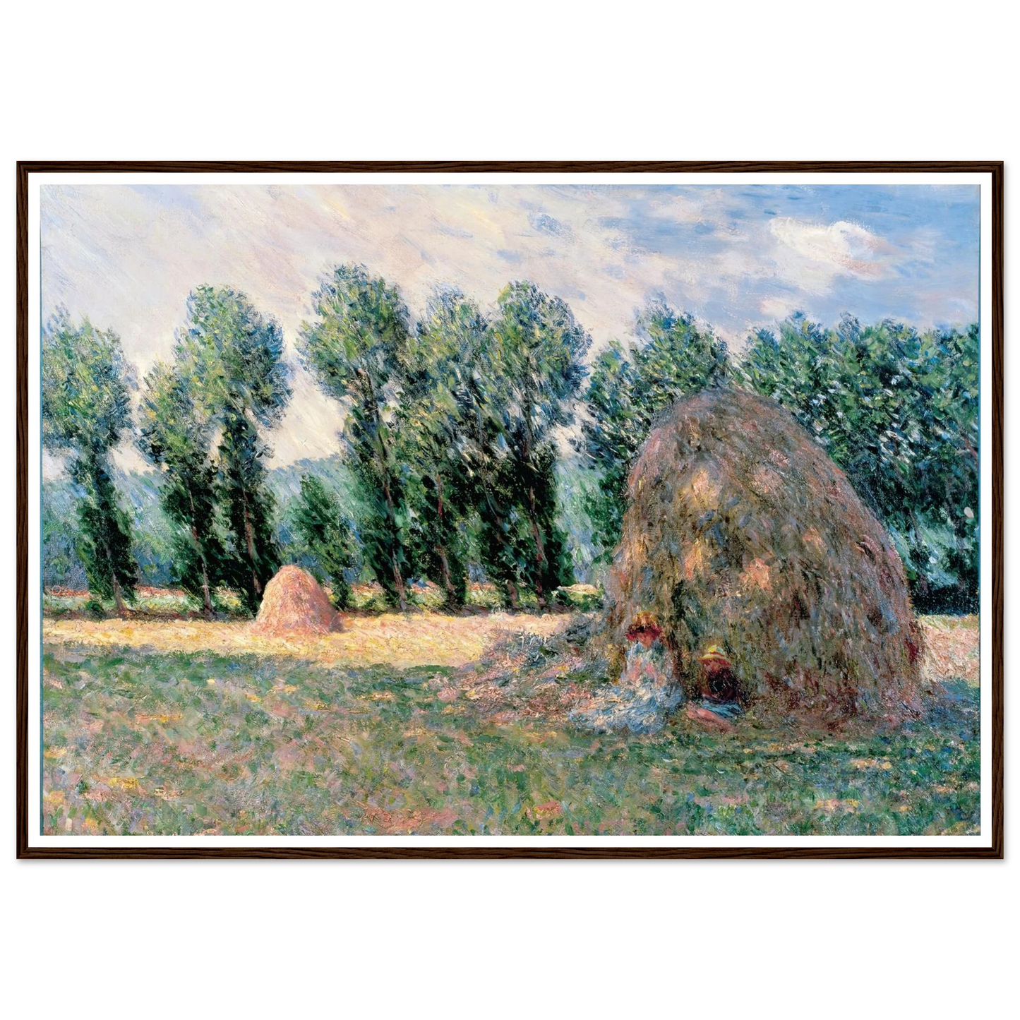 Haystacks (1885) Art Print | Claude Monet-Quipham Collections