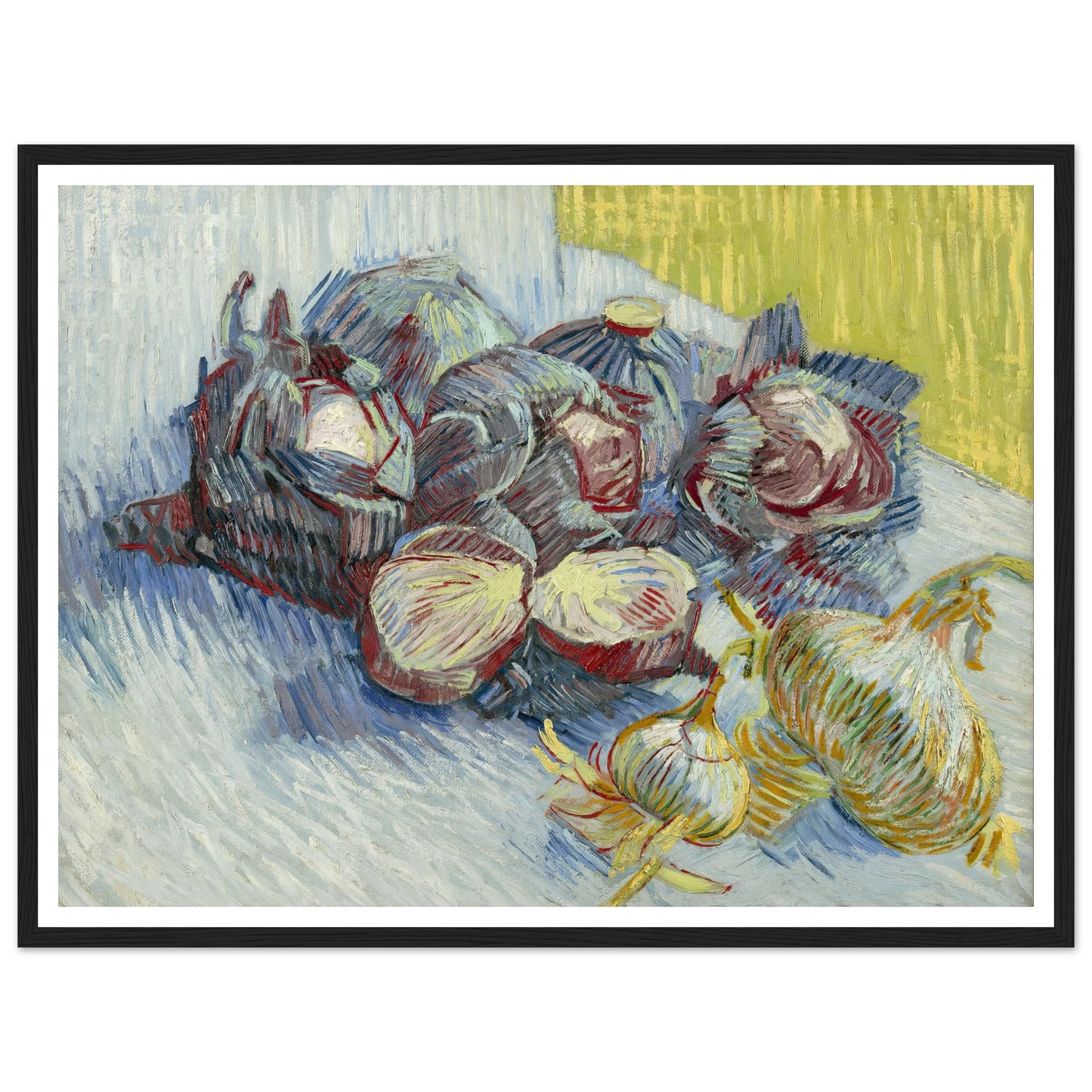 Red cabbages and onions (1887) Art Print | Vincent van Gogh-Quipham Collections