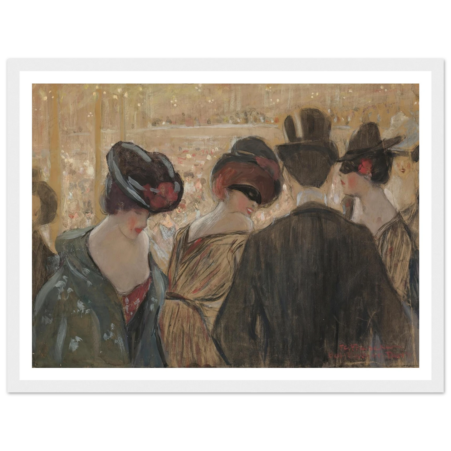 Bal-Bullier, Paris Art Print | Frederick Carl Frieseke-Quipham Collections