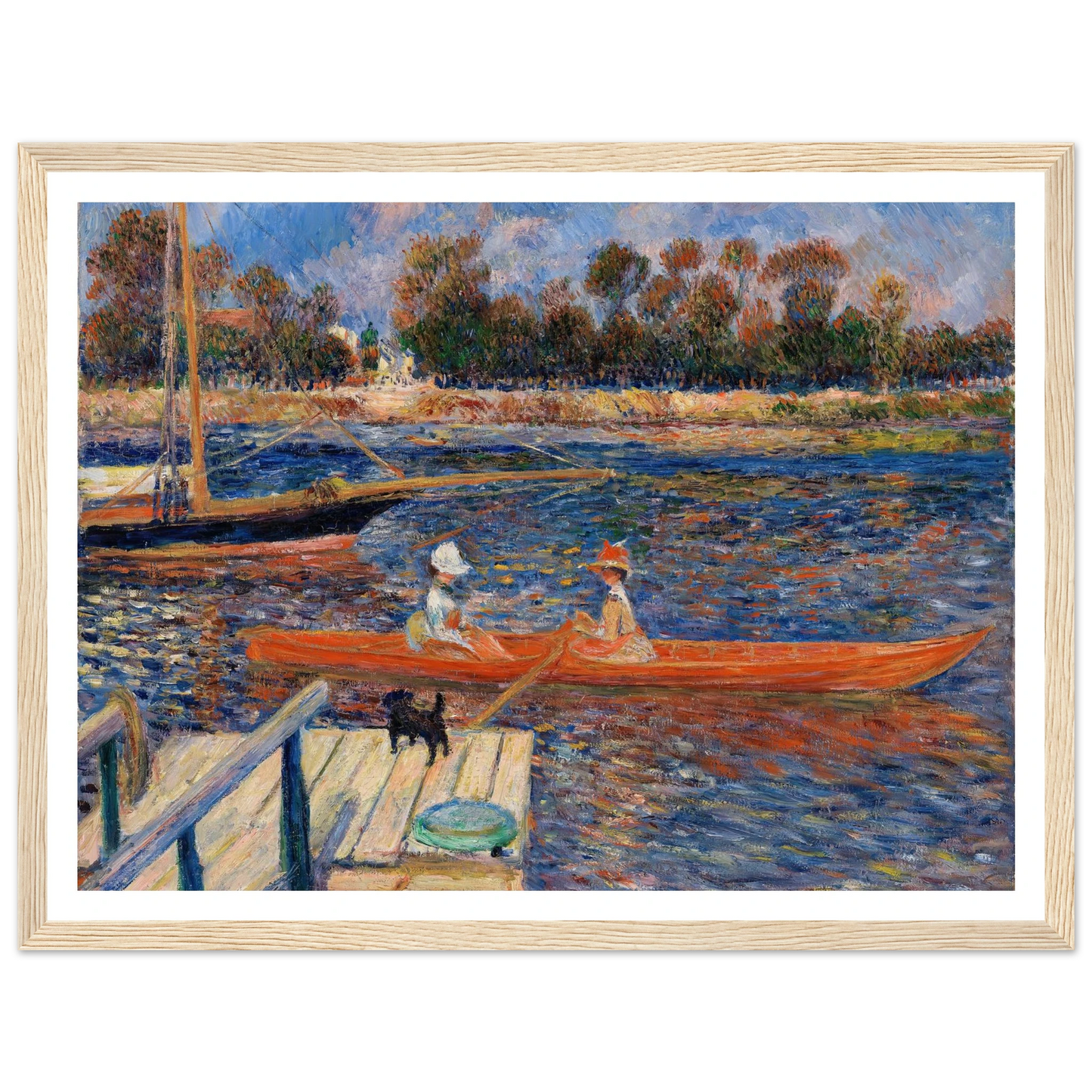 The Seine at Argenteuil (La Seine à Argenteuil) (1888) Art Print | Pierre Auguste Renoir-Quipham Collections
