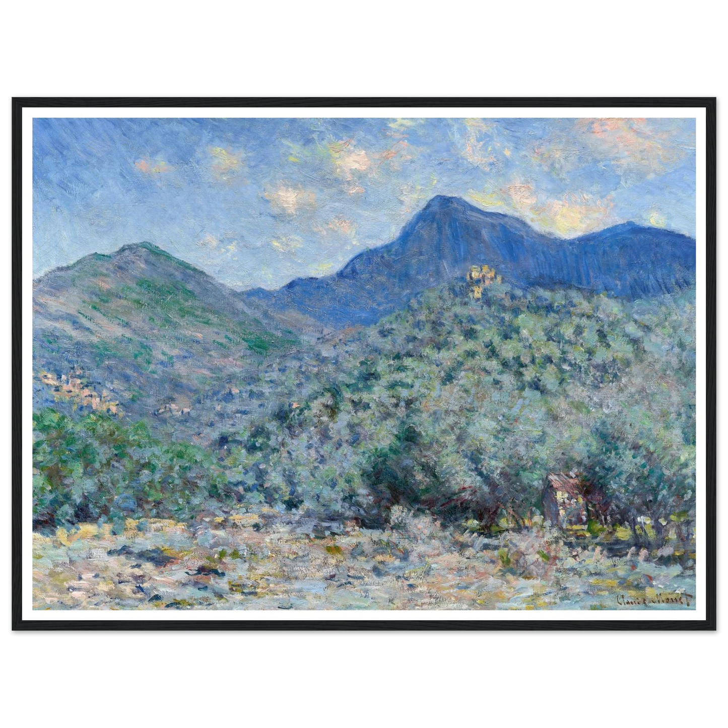 Valle Buona, Near Bordighera (1884) Art Print | Claude Monet-Quipham Collections