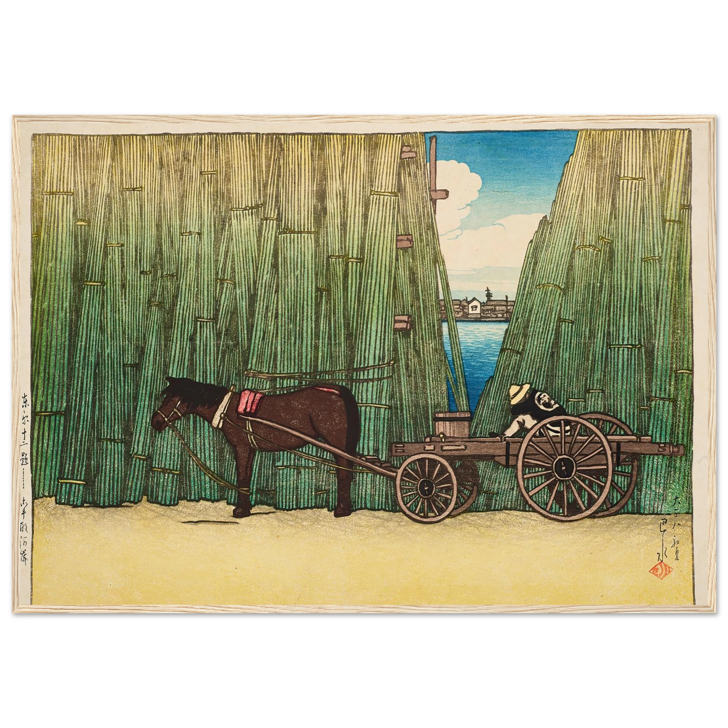 Komagata kashi (River bank, Komagata) (1919) Art Print | Kawase Hasui-Quipham Collections