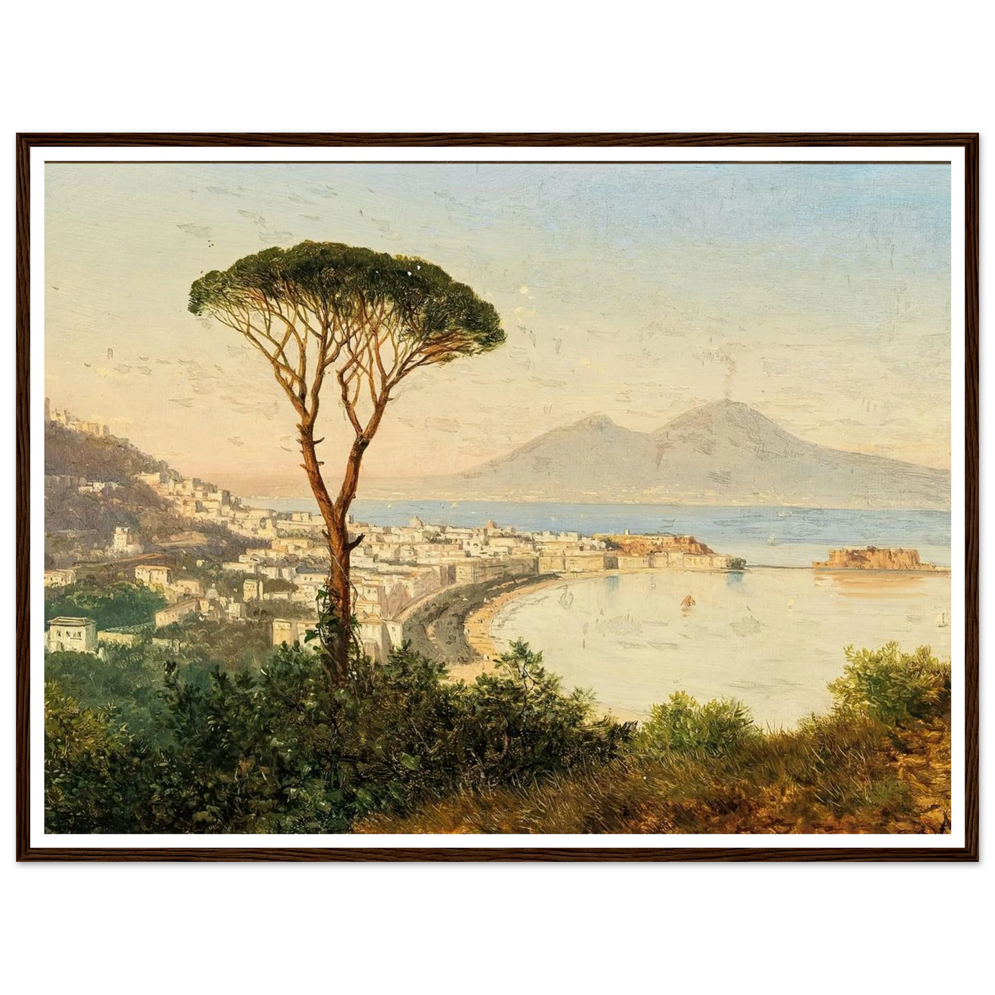 Blick auf die Bucht von Neapel Art Print | Albert Zimmermann-Quipham Collections