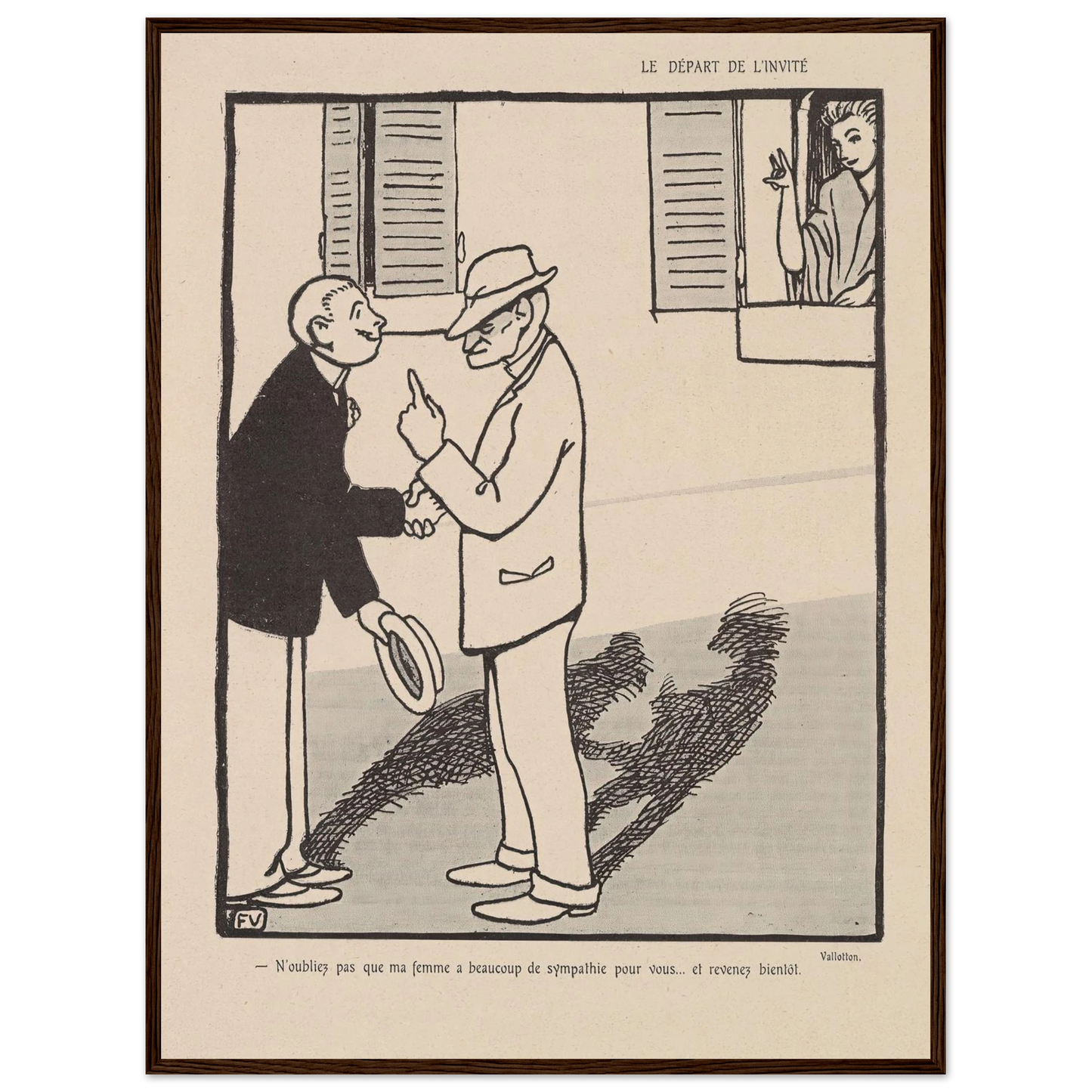 22 août 1903 Art Print | Felix Vallotton-Quipham Collections
