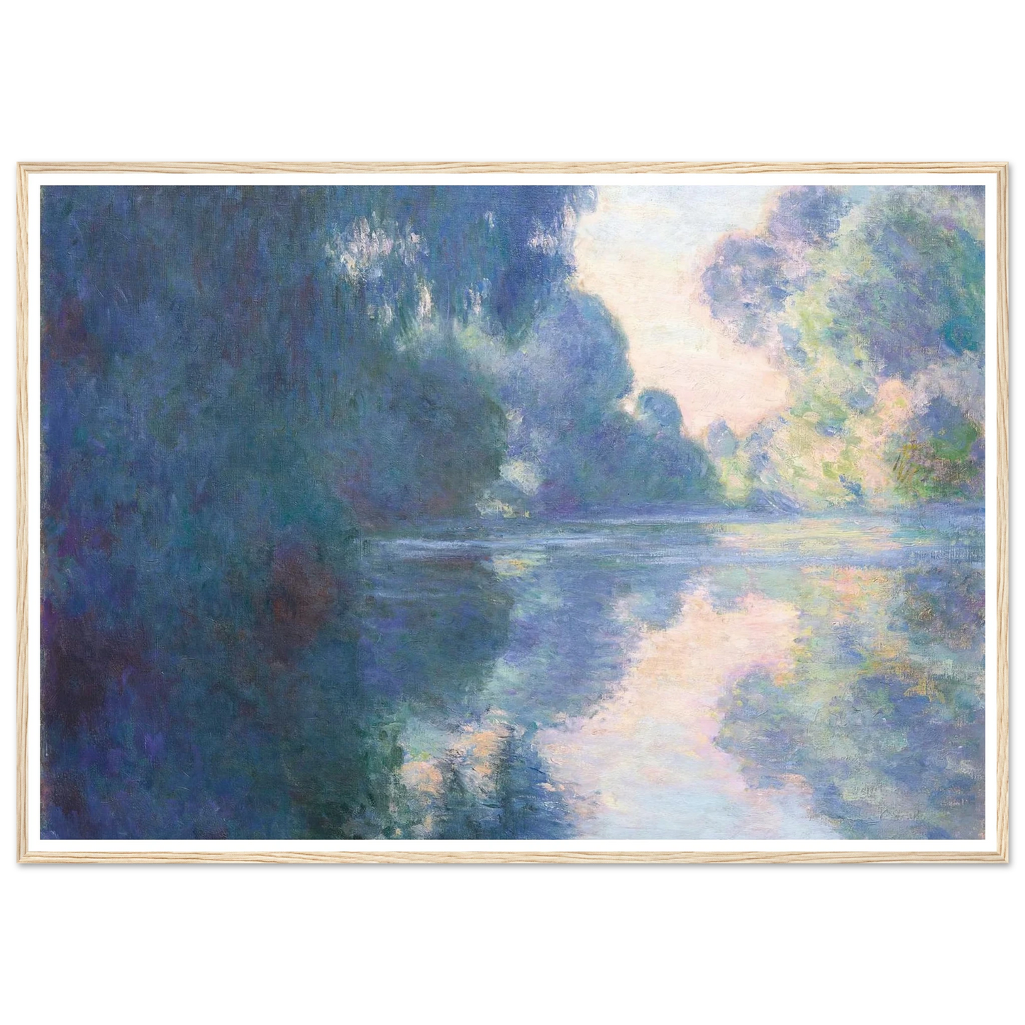 Matinée sur la Seine (1897) Art Print | Claude Monet-Quipham Collections