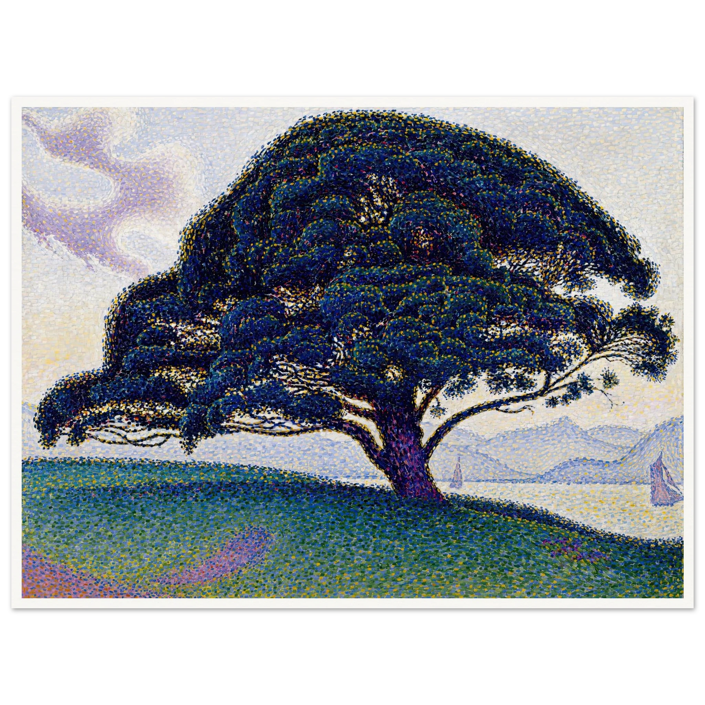 The Bonaventure Pine (1893) Art Print | Paul Signac-Quipham Collections