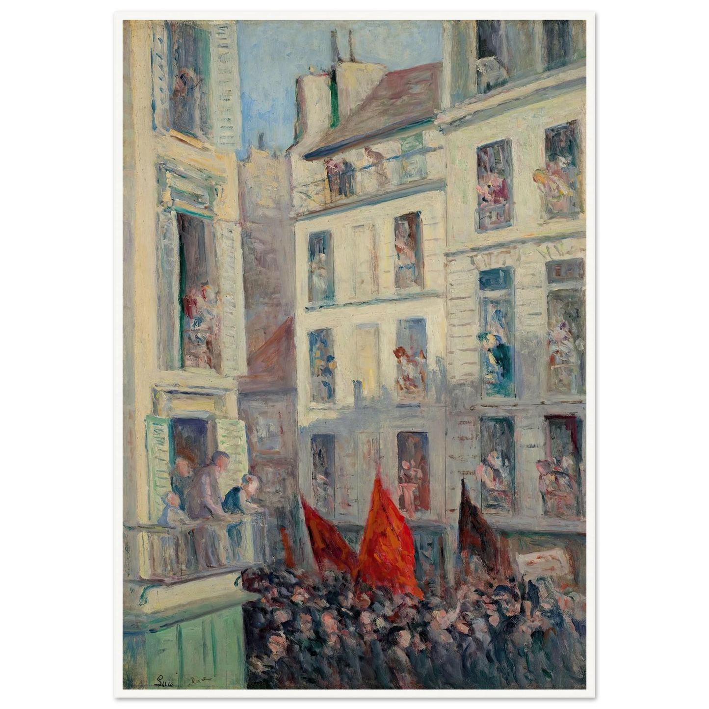Le Front populaire (1936) Art Print | Maximilien Luce-Quipham Collections