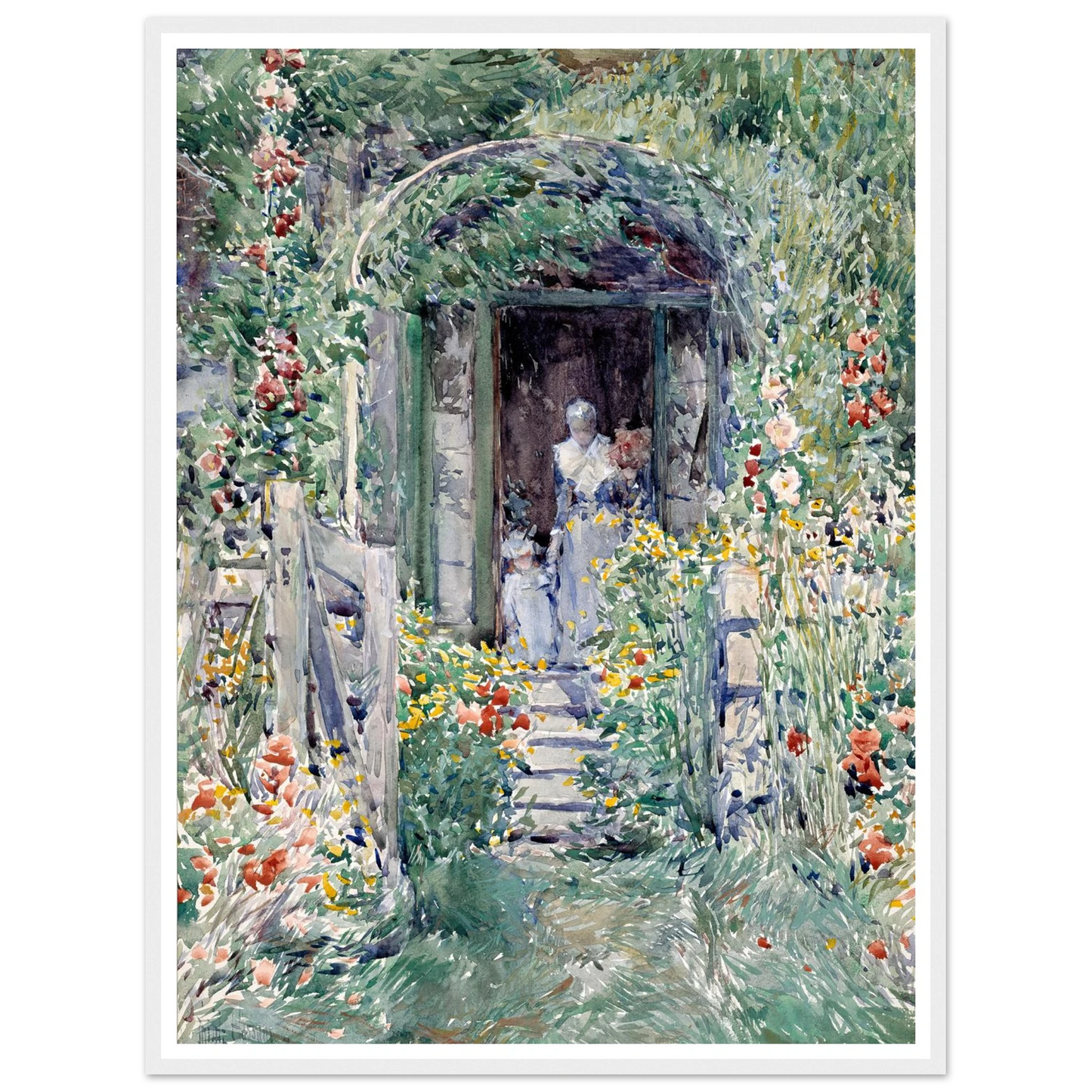 The Garden in Its Glory (1892) Art Print | Childe Hassam-Quipham Collections