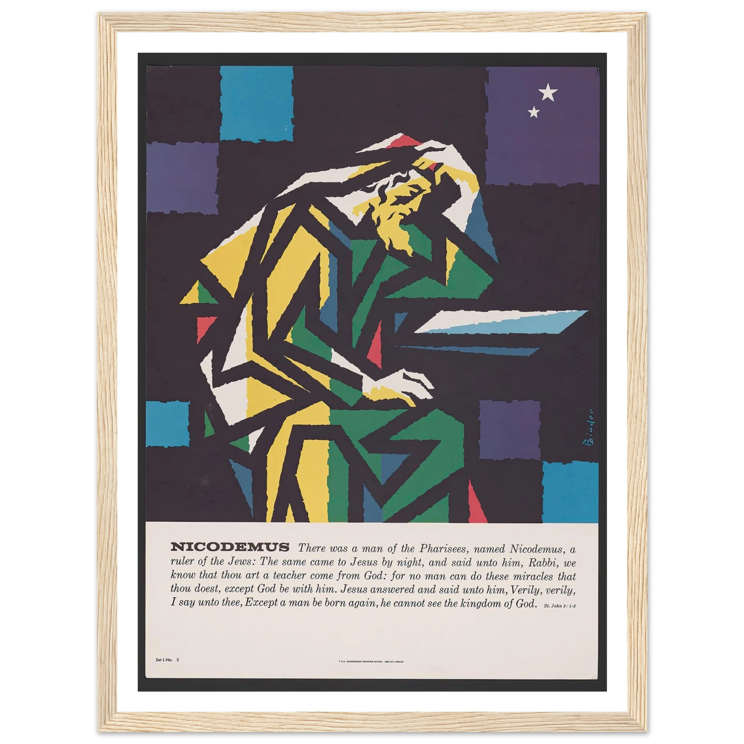 Nicodemus (1962) Art Print | Joseph Binder-Quipham Collections